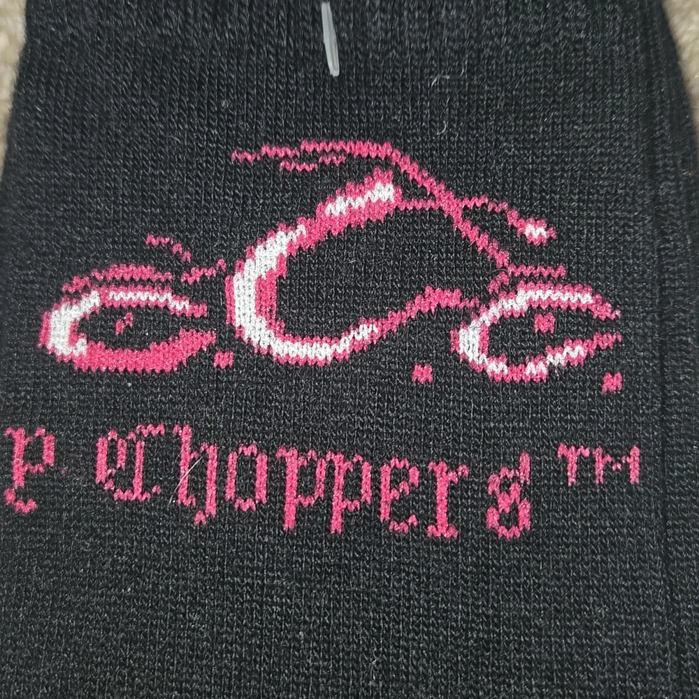 Vintage Orange County Choppers OCC Womens Black and Pink Socks Size 9-11